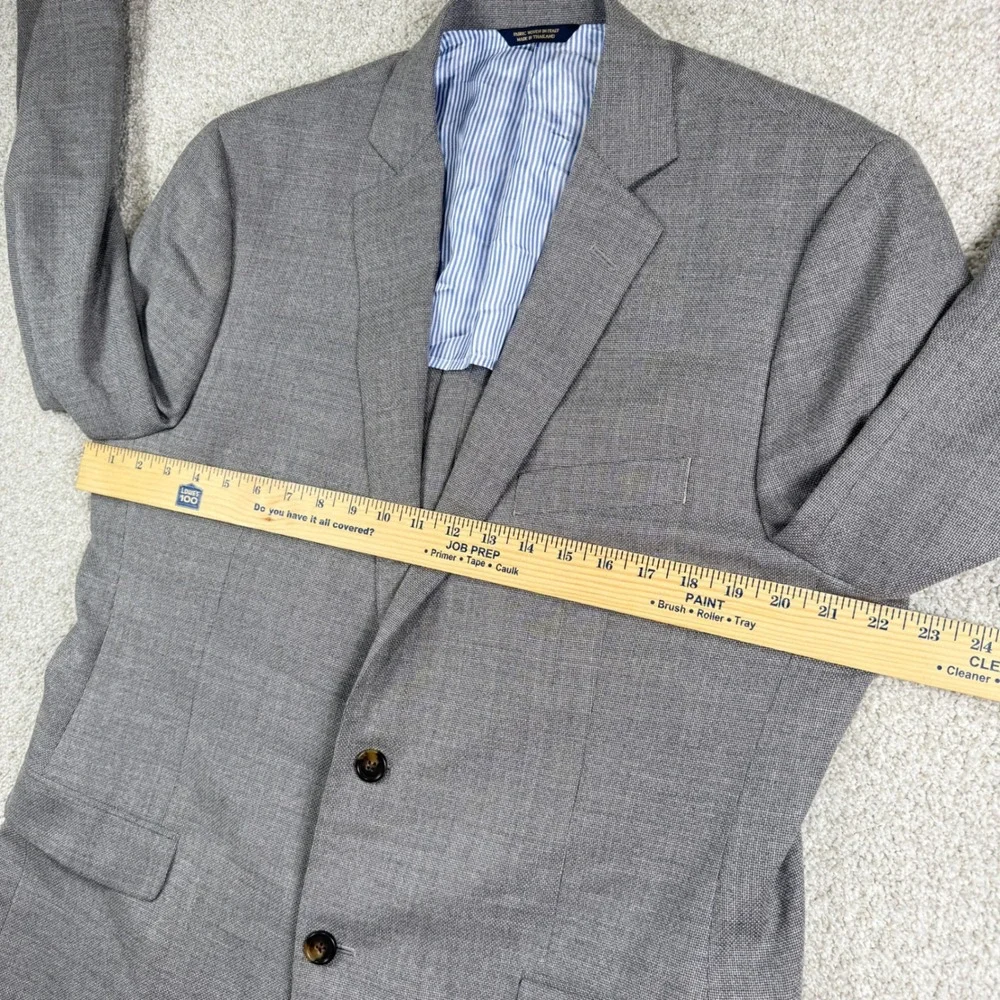 Brooks‎ Brothers 1818 Blazer Mens 44R Grey Reda Wool Fitzgerald Sport Coat